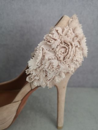 Zapato salón nude Zara 36