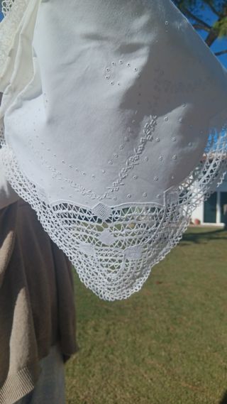 Sabanas antiguas encaje
