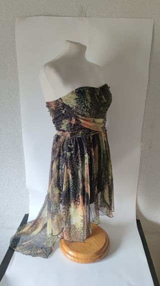 Vestido tul Fairy gótico sin tirantes