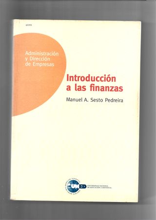 Introducción a las finanzas - M. Sesto Pedreira
