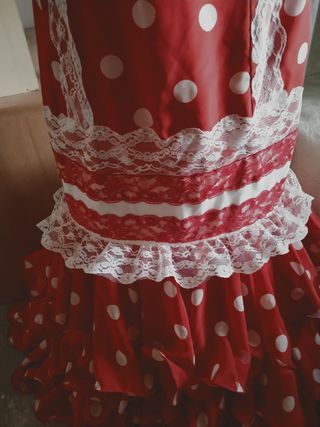 Traje flamenca gitana sevillana t.38