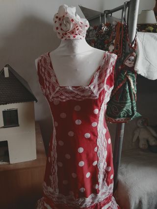 Traje flamenca gitana sevillana t.38