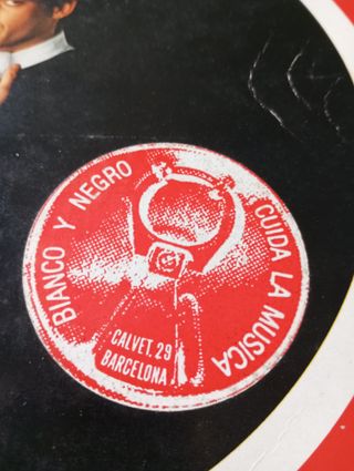 Vinilo dj Barry masón together blanco y negro blue