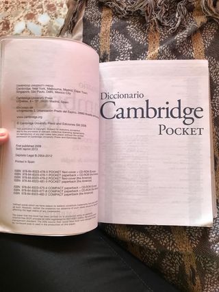 Diccionario Cambridge Pocket