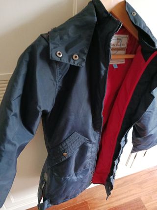 Cazadora larga niño azul trasñuz l niño