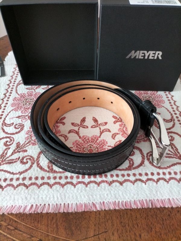 Cintura in pelle con elastico (Allungabile)