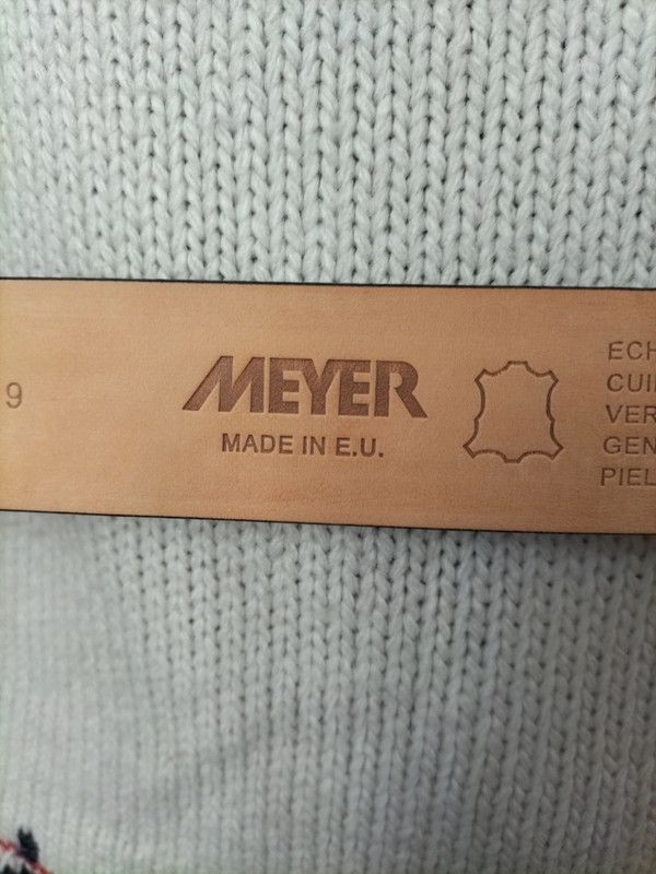 Cintura in pelle con elastico (Allungabile)