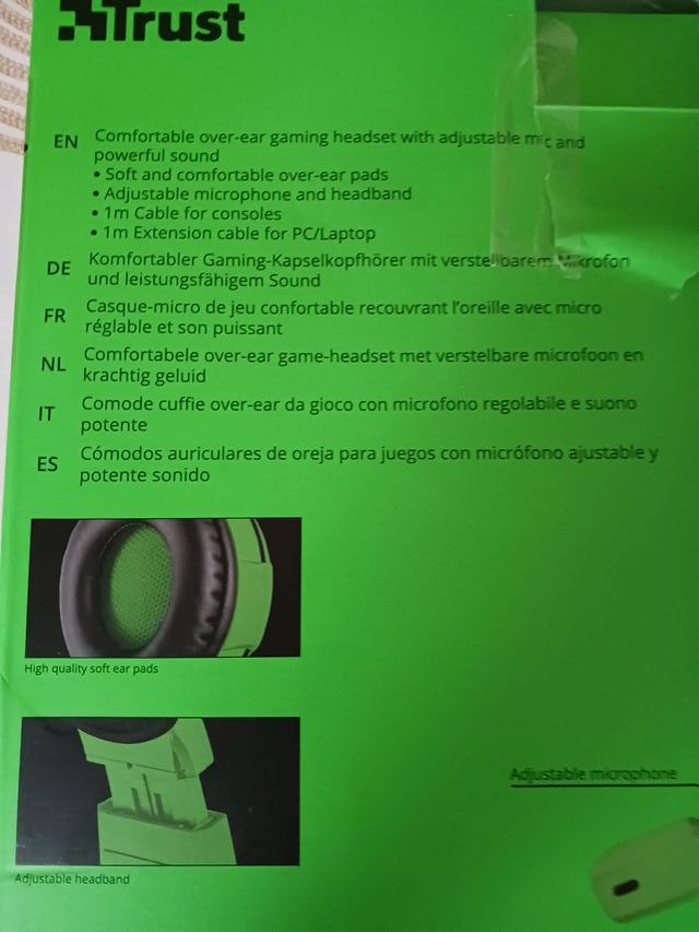 Auriculares Trust Spectra GXT 3105G Gaming