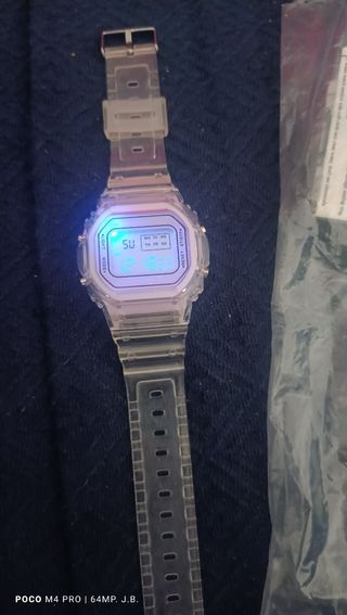 RELOJ DIGITAL CHRONO MULTI LIGHTS.