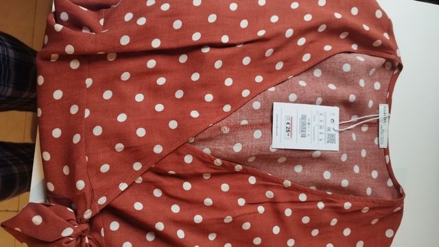 Vestido camisero lunares