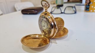Reloj bolsillo antiguo LE PHARE  Autómatas, oro 18