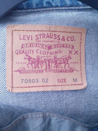 Cazadora Levis original