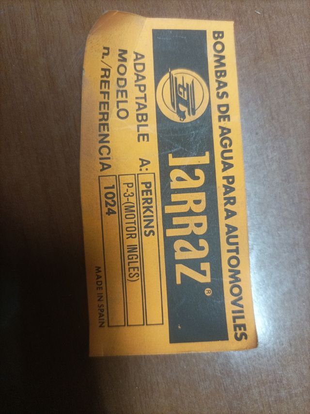 Bomba agua Larraz adaptable a Pekins P3