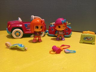 PinyPon coche remolque nieve + veterinaria