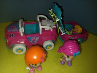 PinyPon coche remolque nieve + veterinaria