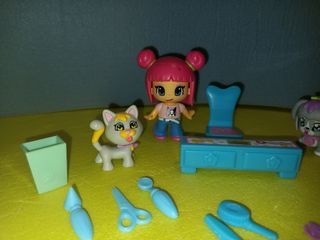 PinyPon coche remolque nieve + veterinaria