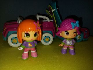 PinyPon coche remolque nieve + veterinaria