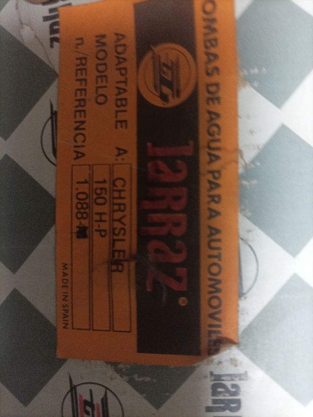 Bomba agua Simca 1200 moderno / Chrysler 150 Hp