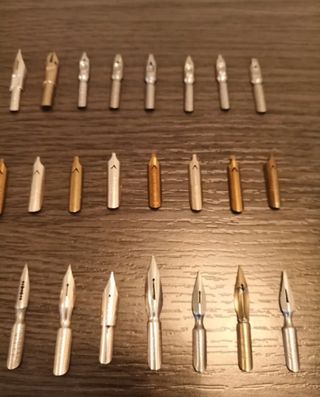 Lote Antiguo Escritura y Plumillas A.W. FABER