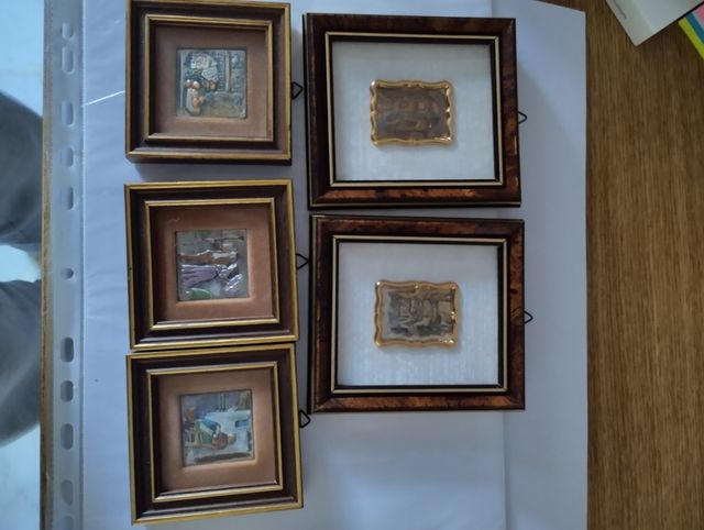 Quadretti su sfoglia d'argento