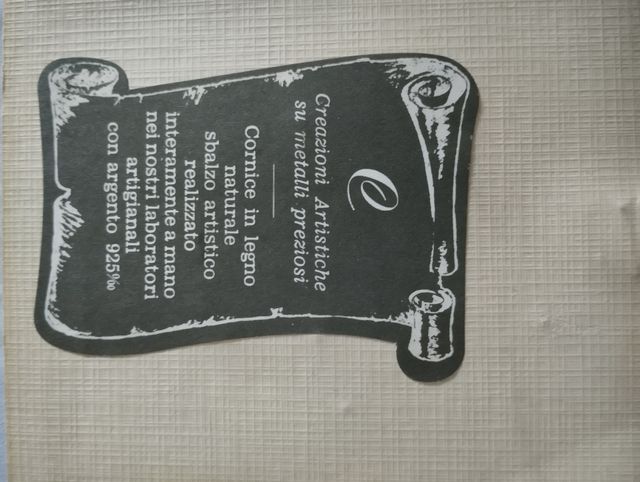 Quadretti su sfoglia d'argento