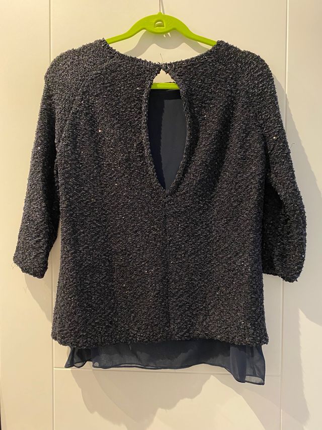 suéter lentejuelas Zara