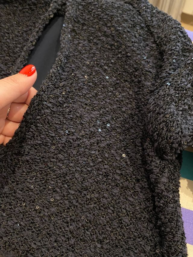 suéter lentejuelas Zara