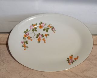 Piatto ceramica + zuppiera Tognana