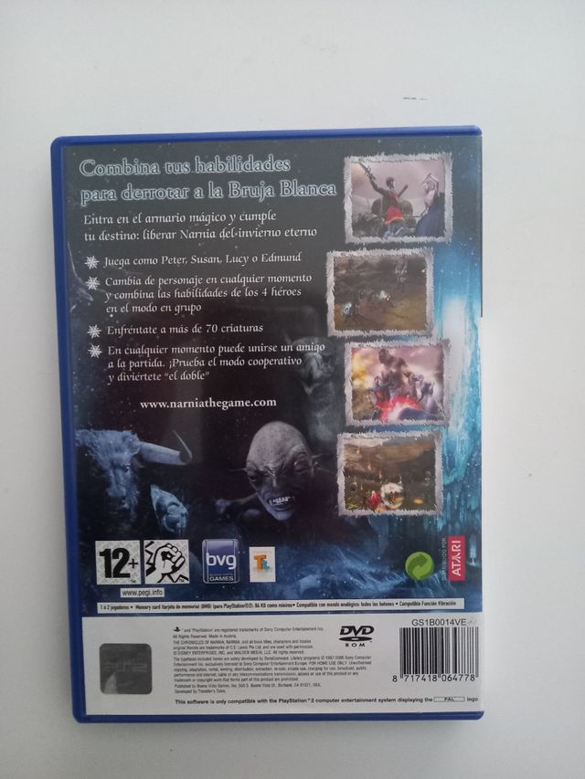 Vendo juego PS2 Las crónicas de Narnia