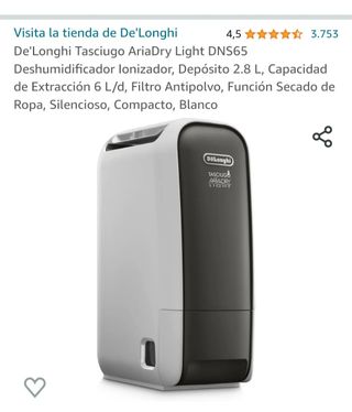 DESHUMIDIFICADOR - IONIZADOR DeLONGHI DN