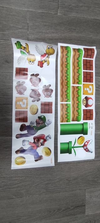 Vinilo para pared. Mario Bros