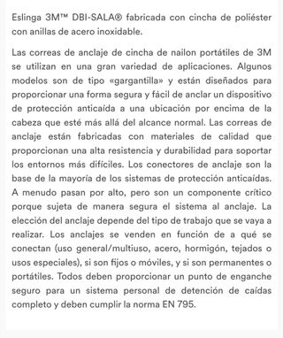 Eslinga poliéster 3M