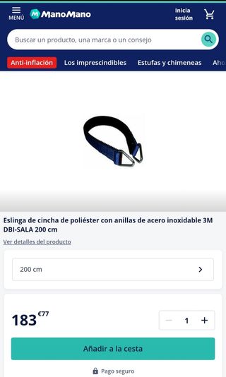 Eslinga poliéster 3M