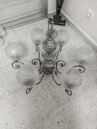 Lámpara de techo cristal