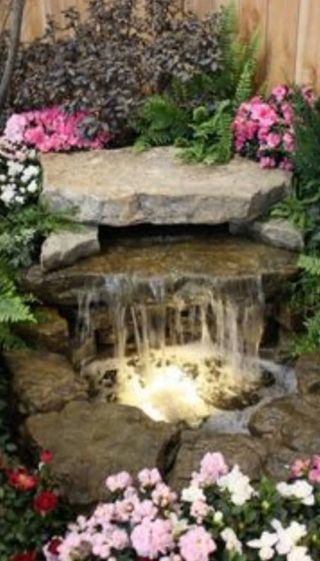 Cascate artificiali, fontane