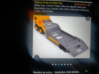 Camión trailer Volvo 32 cm