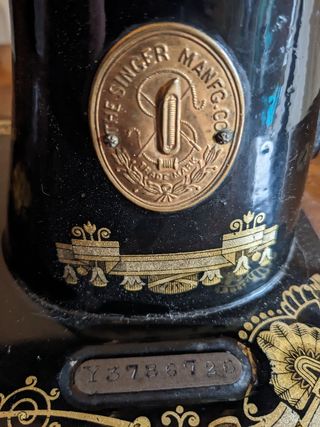 Máquina coser SINGER 1926