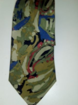 Corbata Lamberto estampado abstracto 