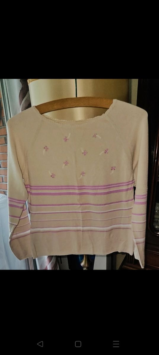 Jersey Camel con bordados