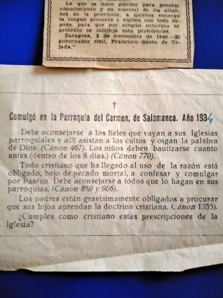 RECORTES ANTIGUOS PERIOD.AÑO 1934 Y 1940