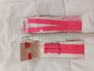 Tirantes de sujetador rosa