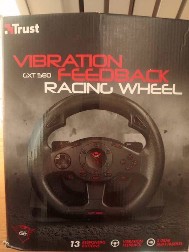 Volante y pedales PS3 y PC