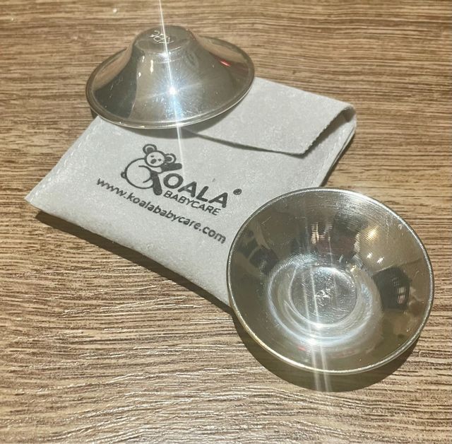 Pezoneras de plata Koala Silver Cups de segunda mano por 15 EUR en San