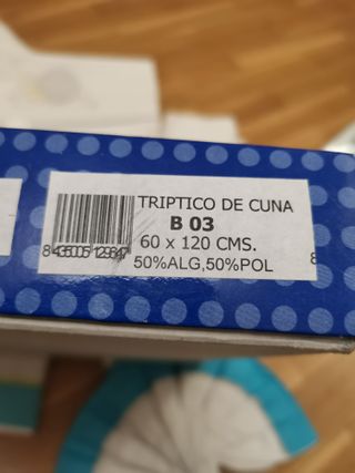 Juegos de sábanas para cuna.