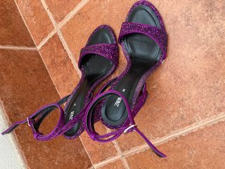 TACONES ZARA FIESTA N36