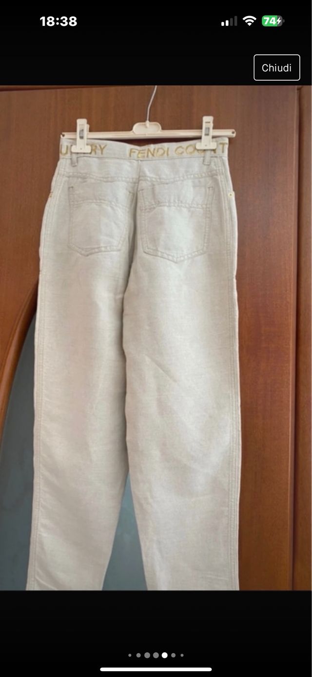 pantalone Vintage Fendi