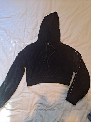 Sudadera terciopelo bershka