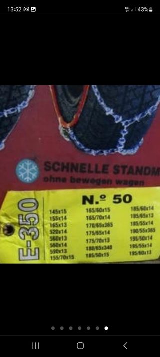 Cadenas nieve Jope E-350