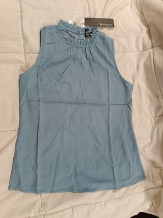 XS Blusa azul claro