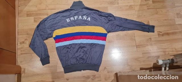 CHAQUETA VINTAGE SELECCIÓN ESPAÑOLA.  MATCH WORN